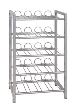 Flaschenregal >Return 5< in alu aus Metall -...
