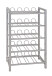 Flaschenregal >Return 5< in alu aus Metall - 34x59x22cm (BxHxT)