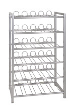 Flaschenregal >Big Return 6< in alu aus Metall -...