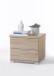 Nachtkommode >Nelli< in Eiche San Remo Nachbildung - 46x43x42cm (BxHxT)