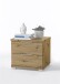 Nachtkommode >Nelli< in Artisan Eiche Nachbildung - 46x43x42cm (BxHxT)