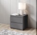 Nachtkommode >Olli< in Graphit - 45x44x38cm (BxHxT)