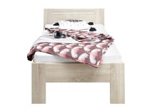 Futonbett >Saturn< in Eiche Sonoma Nachbildug - 95x76x204cm (BxHxT)