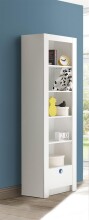 Regal >Paula< in Weiß - 54x195,5x38,8cm (BxHxT)