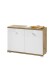 Waschbeckenunterschrank >Peter< in Artisan aus MDF - 80x57x31cm (BxHxT)