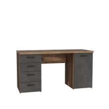 Schreibtisch >Balu< Old Wood / Betonoptik...