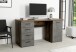 Schreibtisch >Balu< Old Wood / Betonoptik Dunkelgrau - 145x76,3x60cm (B/H/T)