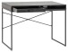 Schreibtisch >Carney< in Esche Schwarz aus Metall - 110x75x45cm (BxHxT)