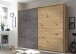 Kleiderschrank >Melodie< in Artisan Eiche Nachbildung / Betonoxid