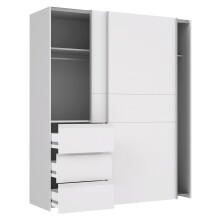Schwebetürenschrank >Zorana II< in Weiß...