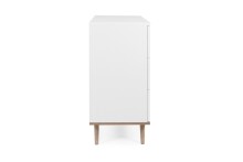 Kommode >Göteborg< in Weiß - 80x86.5x40cm (BxHxT)