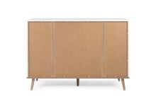 Kommode >Göteborg< in Weiß - 120x86.5x40cm (BxHxT)
