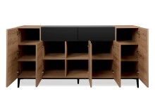 Sideboard >Nola< in Artisan Eiche - 180x90x42cm (BxHxT)