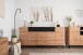 Sideboard >Nola< in Artisan Eiche - 180x90x42cm (BxHxT)