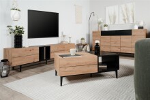 TV-Board >Nola< in Artisan Eiche - 200x65x42cm (BxHxT)