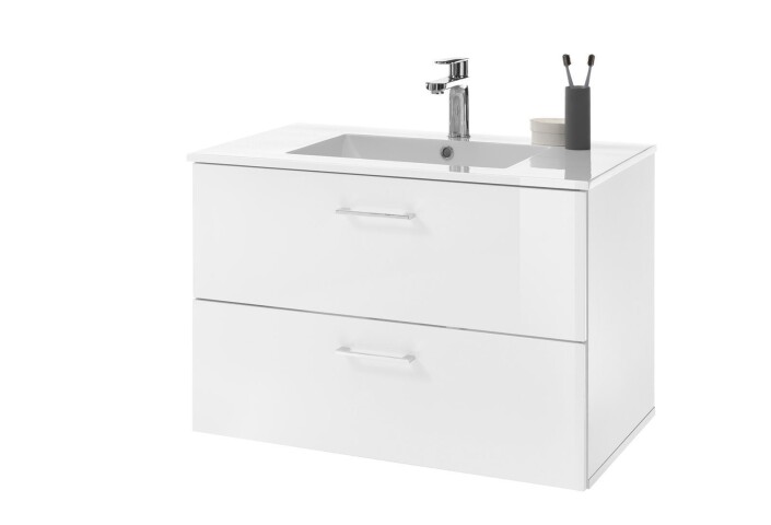 Waschtisch-Set >Bella< in Weiß - 81x55x47cm (BxHxT)