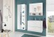 Spiegelschrank >Bella< in Weiß - 80x70x21cm (BxHxT)