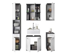 Spiegelschrank >Olivia< in Norwegische Pinie - 60x69x20cm (BxHxT)