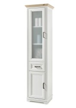 Hochschrank >Jasmin< in Pinie-Hell - 48x190x43cm...