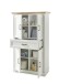 Midischrank >Jasmin< in Pinie-Hell - 83x138x43cm (BxHxT)