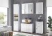 Hochschrank >Peter< in Weiß aus MDF - 38x190x30cm (BxHxT)