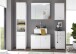 Spiegelschrank >Peter< in Weiß aus Spiegelglas - 80x69x20cm (BxHxT)