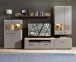 TV-Board >Kathlin< in Basalt aus Metall - 140x51x47cm (BxHxT)
