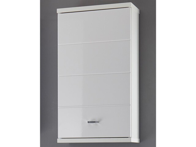 Hängeschrank >Peter< in Weiß aus MDF - 38x71x23cm (BxHxT)
