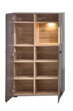 Wohnwand >Kathlin III< in Basalt - 320x205x47cm (BxHxT)