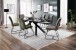 Esstisch >EVERETT< in Anthrazit aus Glas - 180x75x95cm (BxHxT)