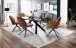Esstisch >EVERETT< in Anthrazit aus Glas - 180x75x95cm (BxHxT)