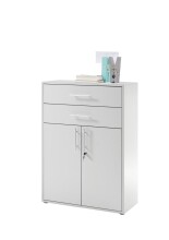 Aktenschrank >Lommel< in lichtgrau - 80x111x35cm...