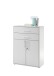 Aktenschrank >Lommel< in lichtgrau - 80x111x35cm (BxHxT)