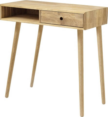 Konsolentisch >Anacortes< in Eiche geölt aus Massivholz - 80x80x35cm (BxHxT)