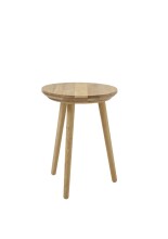 Hocker >Anacortes< in Eiche geölt aus Massivholz - 35x45x35cm (BxHxT)