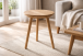 Hocker >Anacortes< in Eiche geölt aus Massivholz - 35x45x35cm (BxHxT)