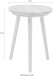 Hocker >Anacortes< in Eiche geölt aus Massivholz - 35x45x35cm (BxHxT)