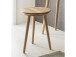 Hocker >Anacortes< in Eiche geölt aus Massivholz - 35x45x35cm (BxHxT)