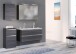 Hängeschrank >Arezzo< in Eiche Rauchsilber Nachbildung - 40x64x20cm (BxHxT)