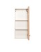 Hängeschrank >Paris< in Weiß, Wotan-Eiche - 30x64x20cm (BxHxT)