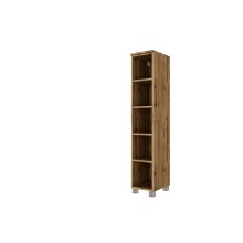 Badregal >Livorno< in Wotan-Eiche - 25x130x35cm...