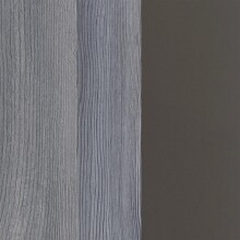 Midischrank >Arezzo< in Eiche Rauchsilber Nachbildung - 40x154x35cm (BxHxT)