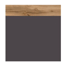 Midischrank >Pienza< in Grau-matt - 40x130x35cm (BxHxT)