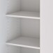 Midischrank >Pienza< in weiß-matt - 40x130x35cm (BxHxT)