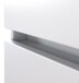 Midischrank >Pienza< in weiß-matt - 40x130x35cm (BxHxT)