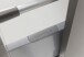 Hochschrank >Arezzo< in Eiche Rauchsilber Nachbildung - 40x180x35cm (BxHxT)