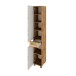 Hochschrank >Livorno< in Wotan-Eiche - 30x180x35cm (BxHxT)