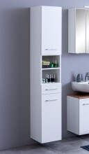 Hochschrank >Paris< in Weiß - 30x180x35cm...