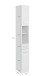 Hochschrank >Riga< in Hellgrau-Matt - 25x190x35cm (BxHxT)