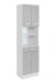 Hochschrank >Riga< in Hellgrau-Matt - 50x190x35cm (BxHxT)